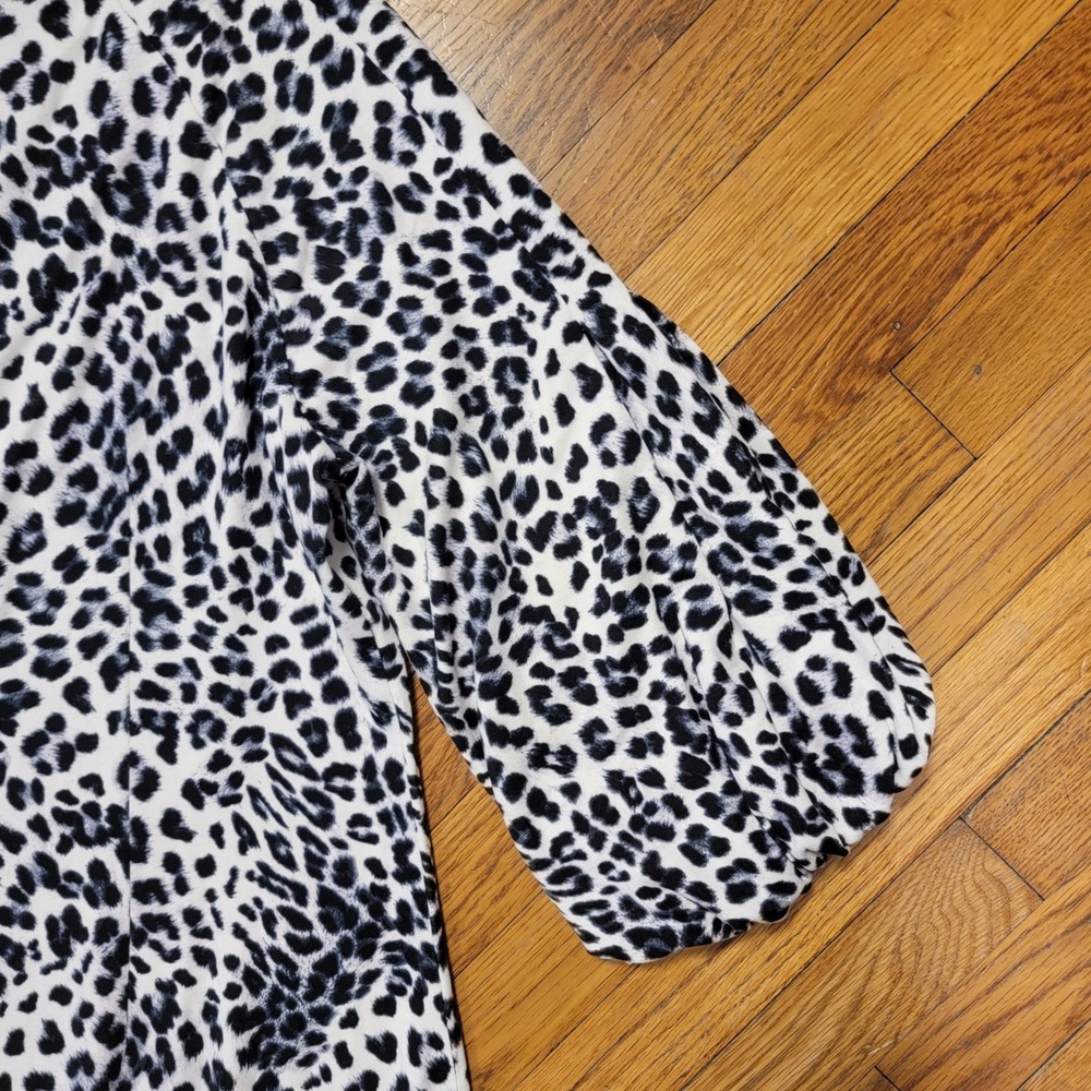 Tommy Bahama Darcy Lovely Leo Size Large‎ Leopard Balloon Sleeve Dress NWT - Picture 8 of 10